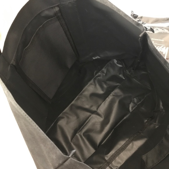 Stussy Black large tote bag school or shopping - Picture 4 of 5